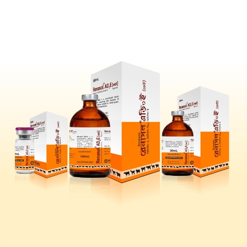 রেনাসল এডি৩ই ৩০ মি.লি. ভেট আইএম ইনজেকশন এর ছবি